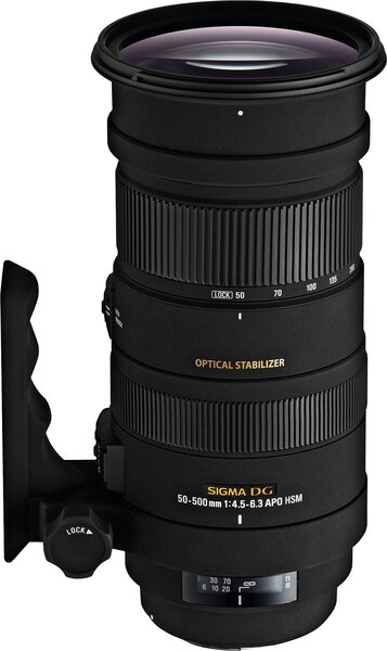 Sigma 50-500 mm 4.5-6.3 APO DG OS HSM Datenblatt