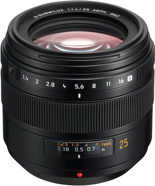 Panasonic Leica D Summilux 25 mm 1.4 (H-X025E) Datenblatt