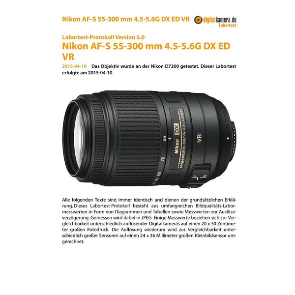 NIKON AF-S DX 55-300mm F4.5-5.6G ED VR - カメラ
